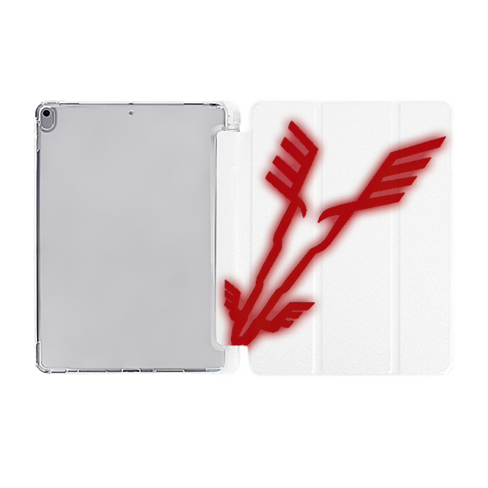 （画像用） 遊☆戯☆王 Yu-Gi-Oh! IPad ケース ペン収納付き 三つ折りスタンド PUレザー×シリコン 対応機種9.5/10.5/10.9インチ